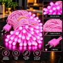 Pink LED String Light – 10 Meter | Pack of 10