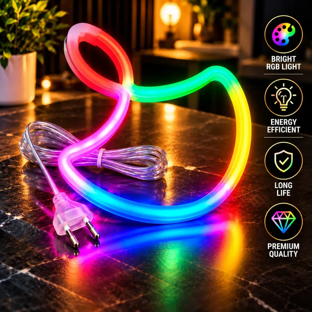 RGB Diya Shape LED Decorative Light || Pack of 5